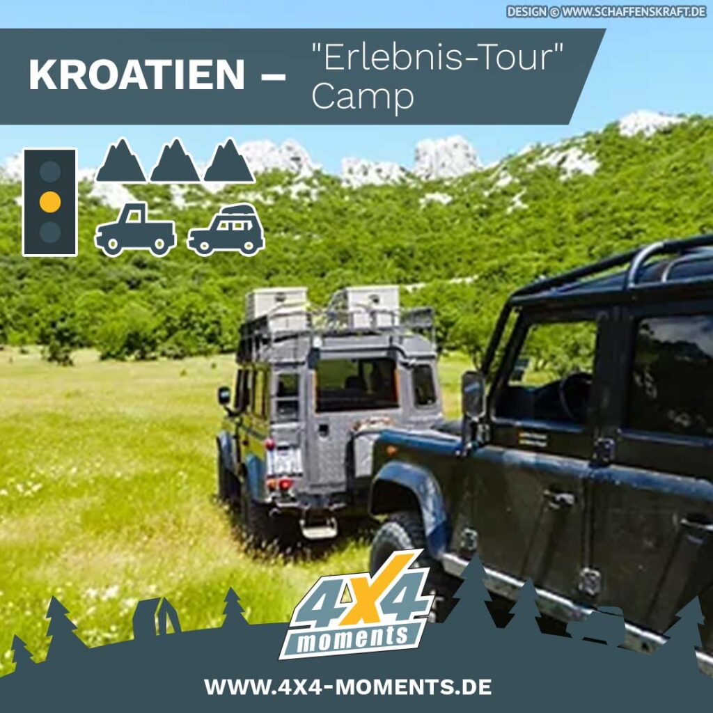 KROATIEN <br/>"Erlebnis-Tour" Camp <br/>31.08. - 05.09.2025