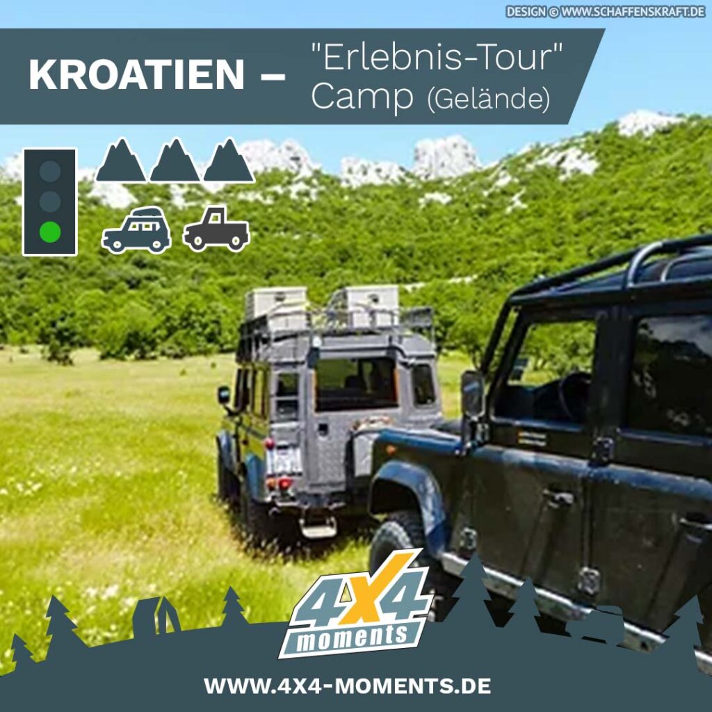 KROATIEN "Erlebnis-Tour" Camp 13.09. - 18.09.2026