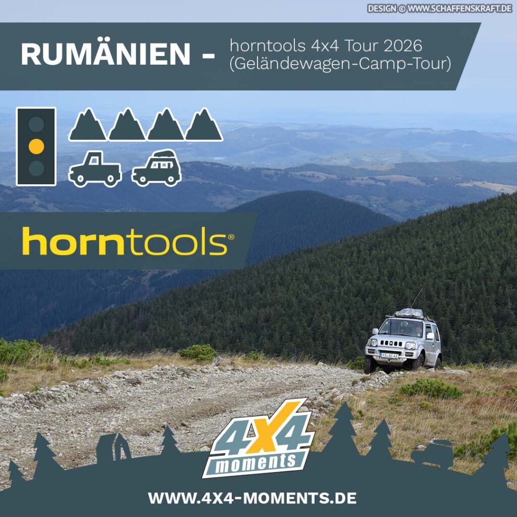 RUMÄNIEN "horntools 4x4 Tour 2026": 25.10.-30.10.2026